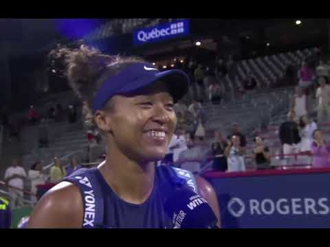 Naomi Osaka 大坂 なおみ interview after Semi-Final win at 2025 Canadian Open