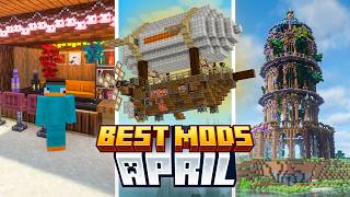 10 INSANE New Minecraft Mods You Need This April! (1.21.1 / 1.20.1)