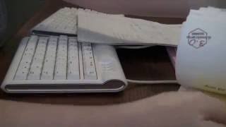 Typing and paper sorting - ASMR
