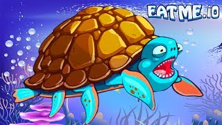 СЪЕШЬ МЕНЯ #5 Открыл ЧЕРЕПАХУ! Рыбная андроид игра для детей EATME.IO похожая на СЛИЗАРИО screenshot 4