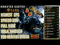 MH Wilds Insurgence spread bow build to farm OMEGA | Full Hunt Walkthrough |