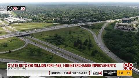 State gets $70 million for I-465, I-69 interchange improvements