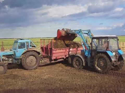 Техника чистки загонов и внесения навоза на поля