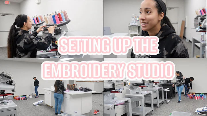 Setting up the Embroidery Studio in the NEW Wareho...