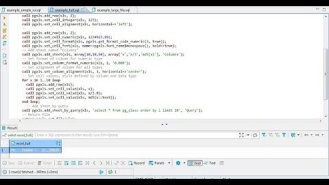 PGXLS | Построитель отчетов и экспорт в Excel из PostgreSQL