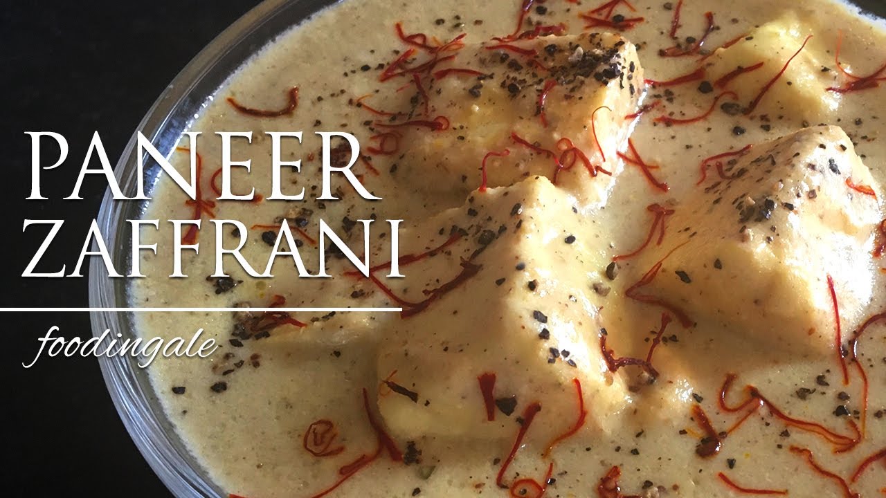 paneer zaffrani restaurant style white gravy paneer recipe | no tomato | #foodingale | Foodingale