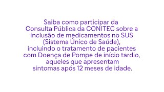 Consulta pública avalia tratamento no SUS para pacientes com