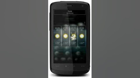 Touch Weather - Weather forecast tool with realistic video effects.