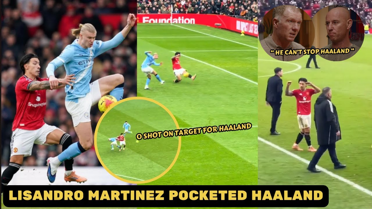 Лисандро Мартинес подставил Эрлинга Холанда и высмеял Скоулза за то, что тот в нем сомневался.