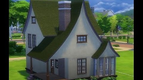 Sims 4 Speed Build Tiny House Cottage Park Newcrest Lets Play