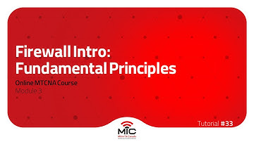 Firewall in RouterOS: Fundamental Principles