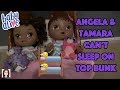 Baby Alives Angela and Tamara Can't Sleep On The Top Bunk!