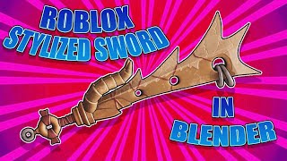 Making a Stylized Sword in Blender! (ROBLOX)