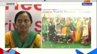 ZEE24TAAS : Jalna Girl In Mehandi Designs Art Guinness World Records screenshot 5