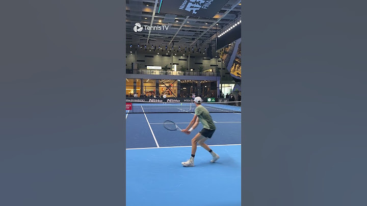 Jannik Sinner & Casper Ruud From Court Level 😮‍💨