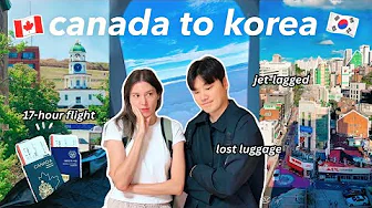 air canada lost ALL our bags? 🤦🏻‍♀️ our 17-hour flight to korea ✈️ back in seoul