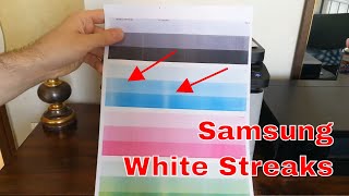 How to Fix White Streaks on Prints • Samsung CLP-360/365W, C410W, C460W, CLX-3305, HP 150A ecc.