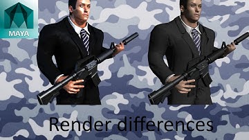 Maya 2017 The differences between Mental Ray and Maya Software rendering
