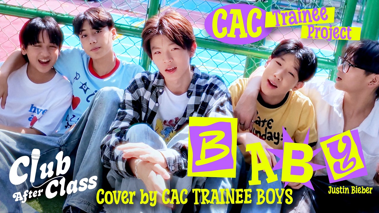 CAC TRAINEE BOYS | Trainee MV Project - Baby Justin Bieber Cover by CAC ...