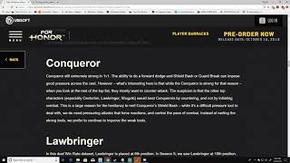 The For Honor Devs Have Lost Their Minds...