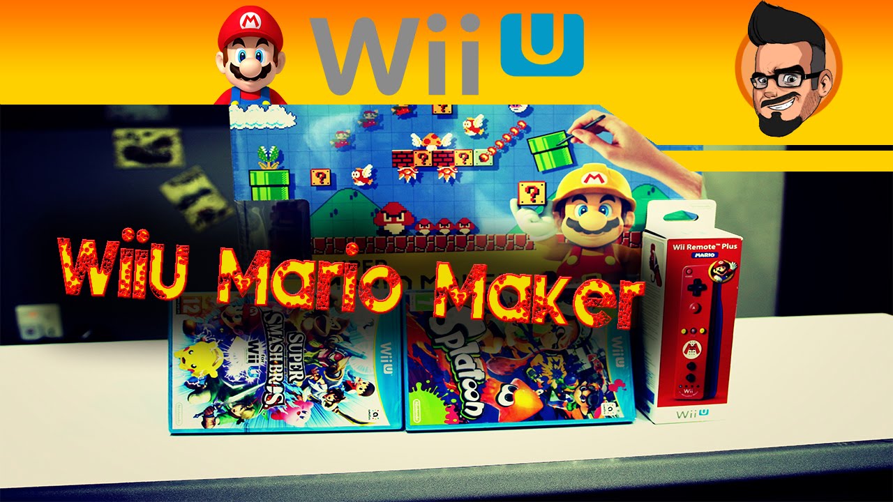 wii u unboxing nintendo Wii U Mario Maker Bundle | فتح صندوق وي يو ماريو ميكر