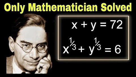 Math Olympiad | A Nice Algebra Problem | Can You Find the Value of x and y