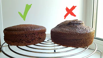 Секрет ровного бисквита 🌻 шоколадный бисквит на кипятке🌻 Flat cake secret