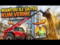 Manitou MT 1840 | Çatıya Kum Verme - High Roof Sand Delivery