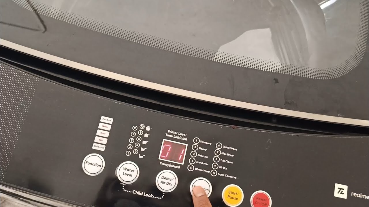 How to use Realme techlife top load washing machine|| washing machine demo 