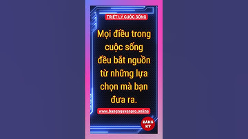 10 Triết lý cuộc sống hay nhất #triếtlýcuộcsống #caunoihay #thongdiepgiatri #timvieclamonline
