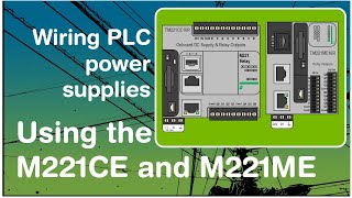 Power Distribution for a Schneider Modicon M221 PLC (Video 1 in a technical series)