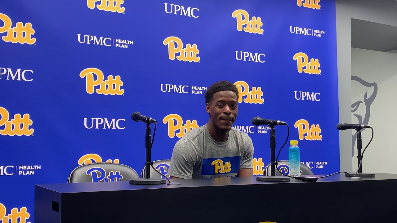 Pitt PG Xavier Johnson Talks Miami 1/10/20 PSN YouTube