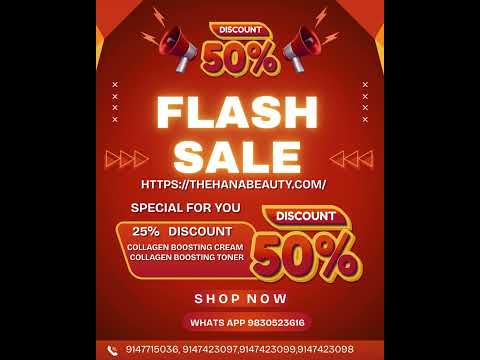 SPECIAL OFFER from HANA BEAUTY! 🔥💖 FLAT 50% OFF on selected Hana Beauty products🌿