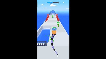 Snake Run Race 3D Running Game - Gameplay Walkthrough Part 1 Levels 1-25 (iOS, Android Gameplay)