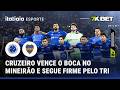 CRUZEIRO VENCE O BOCA JUNIORS NO MINEIRÃO E LIDERA O GRUPO D DA LIBERTADORES