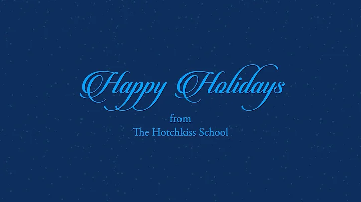 Hotchkiss Holiday Video 2022