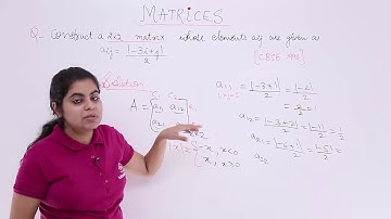 Class 12th – Construction of Matrix Problem-3 | Matrices | Tutorials Point