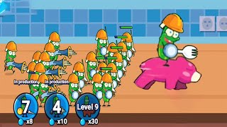 Vegetable Duel: Funny Gameplay (iOS,Android)- Answer to Levels 1+13 Part 1 screenshot 4
