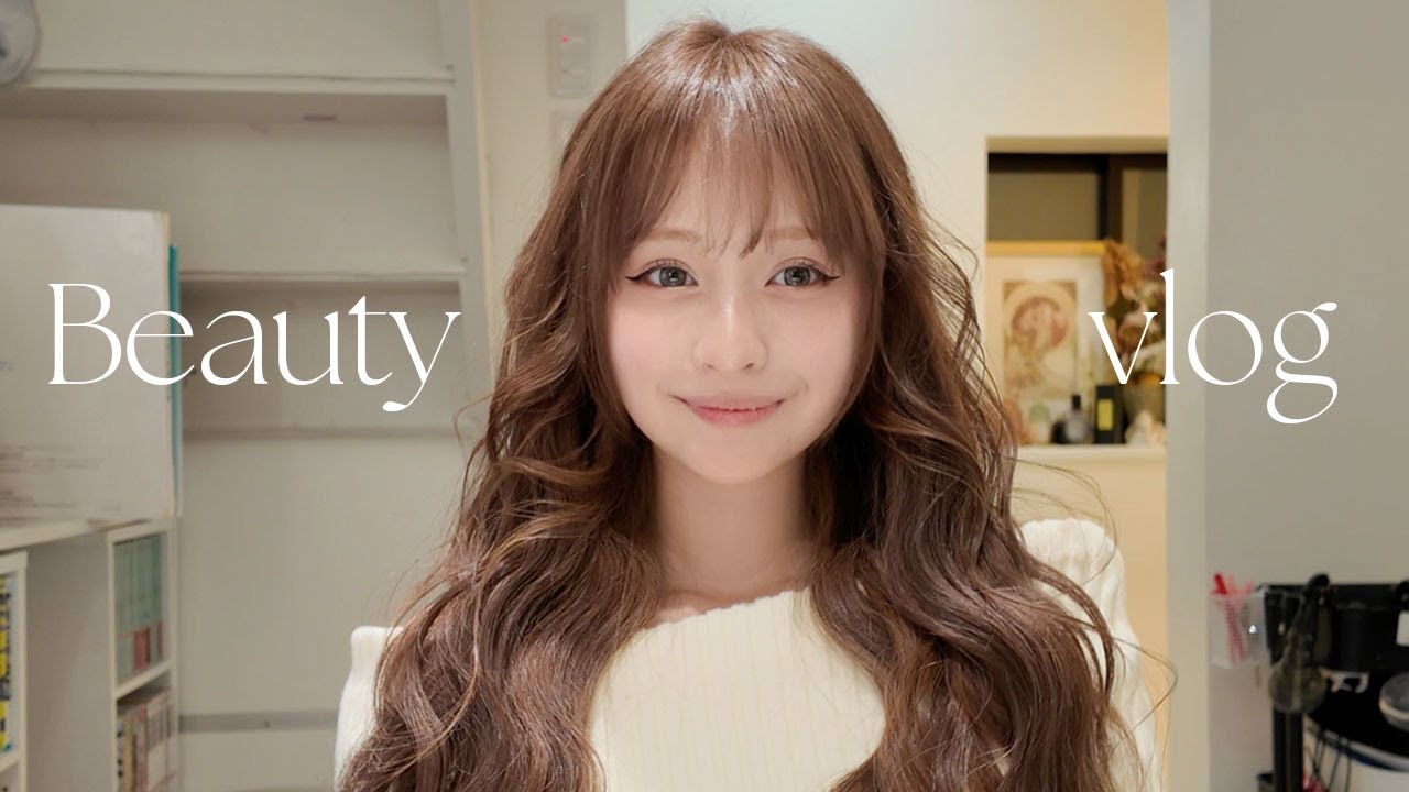 【Daily vlog】現役大学生のリアルな1日の過ごし方🪽₊˚⊹ 超イメチェンしました♡  美容院｜耳ツボジュエリー