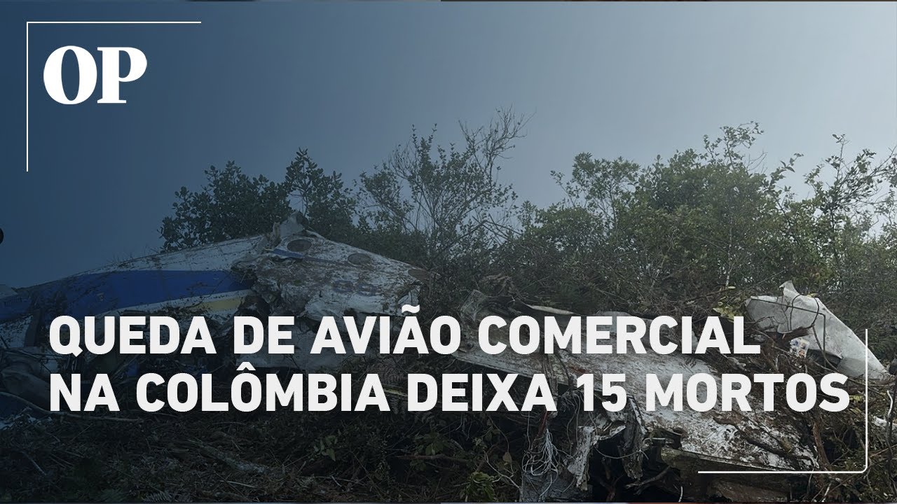 Queda de avião comercial na Colômbia deixa 15 mortos e nenhum sobrevivente