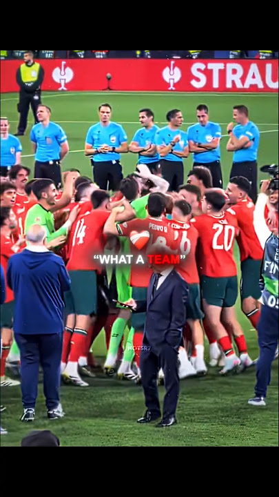 This Portugal Team Loves Ronaldo 🥹❤️ #cristianoronaldo #team #purtugal #loves
