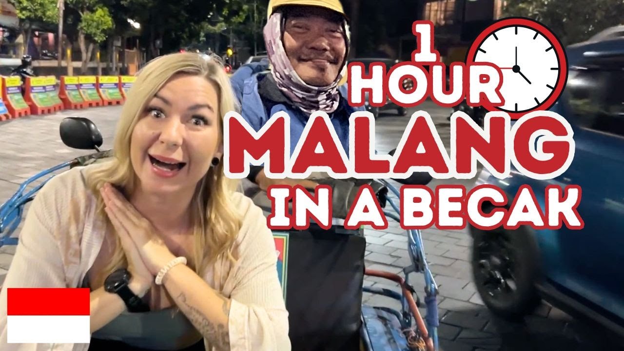 The BEST Way to Explore MALANG in a Becak | Kota Eksplorasi Vlog