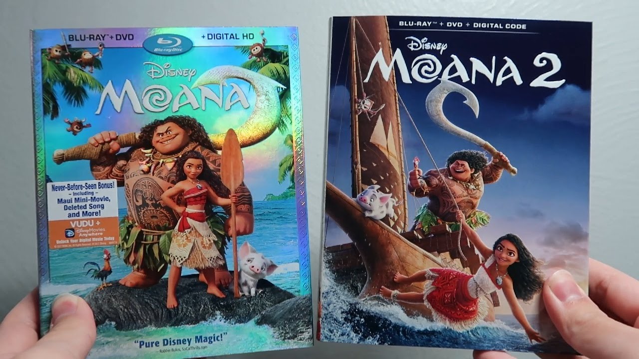 Moana 2 Blu-ray Unboxing (One Shot) - YouTube