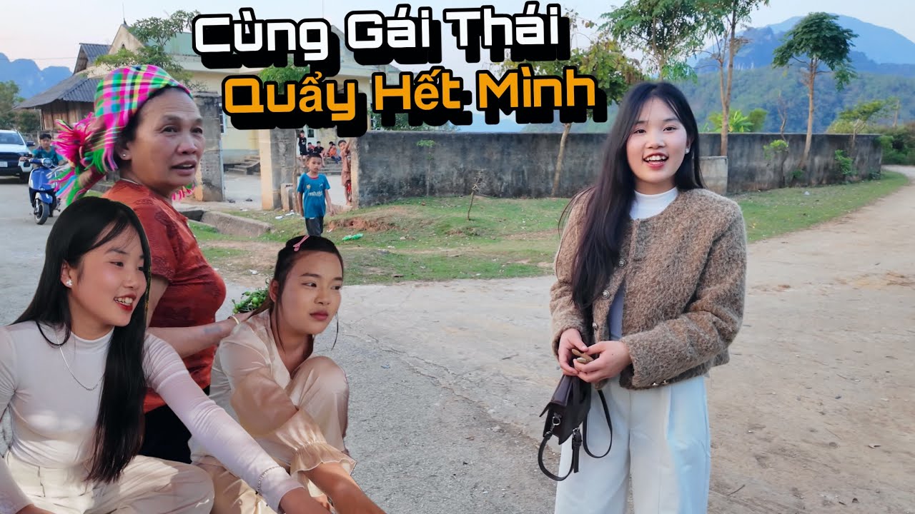 Chọn Cô Chị Hay Cô Em Đây, Được Các Em Gái Thái Dẫn Vào Bản Làm Loạn..!