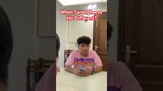 Korean Saranghaeyo Hit Different 😂 #kdrama #kpop #koreandrama #saranghaeyo