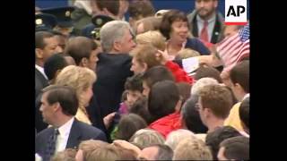 Ireland Limerick Us President Clinton Visit
