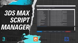 How to Use and Install Lazy 3D Maker Script Manager in 3ds Max.