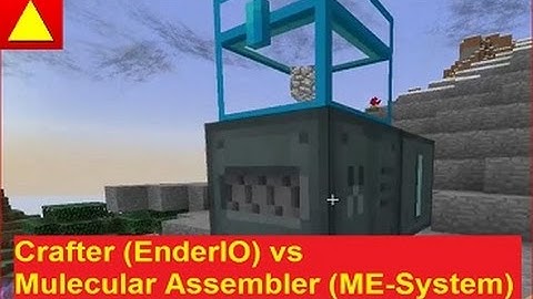 Crafter Ender IO im Vergleich zum Molecular Assembler Block Light Tutorial