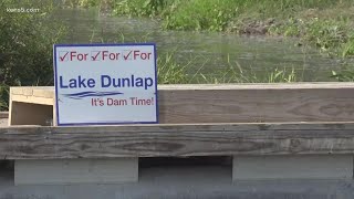 'It's dam time' | Plan to replace Lake Dunlap Dam and restore lake will be on ballot in November
