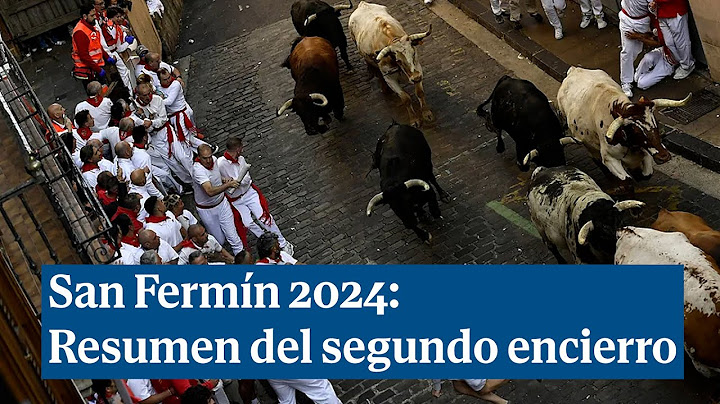 Resumen del segundo encierro de San Fermín 2024